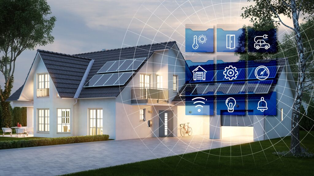 Photovoltaik Weimar modernes vernetztes Haus